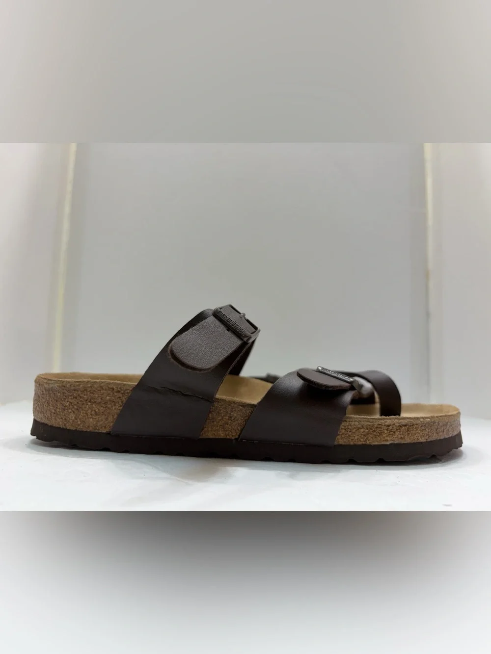 Birkenstock Mayari Brown Oiled Leather Sandals Women Size 9 / Men 7 (EU 40)